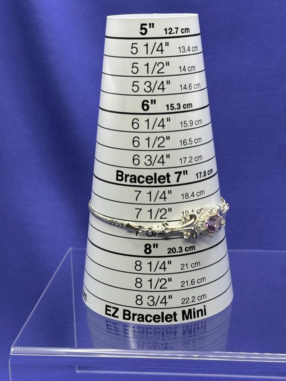 Sterling Silver JC Amethyst Bracelet - Picture 5 of 15
